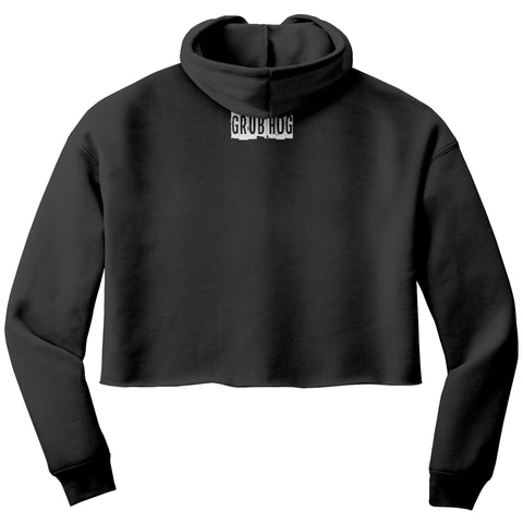 GRUBHOG Bella Women's Crop Fleece Hoodie